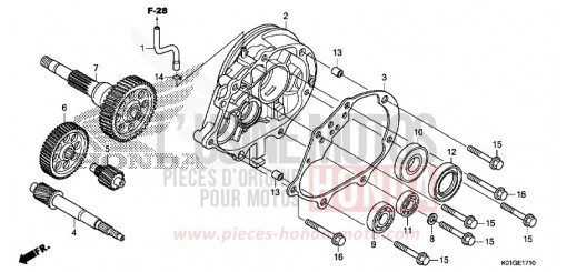 BOITE DE VITESSES SH125ADG de 2016
